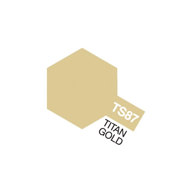 TS-87 Titan Gold, spray 100 ml - Tamiya